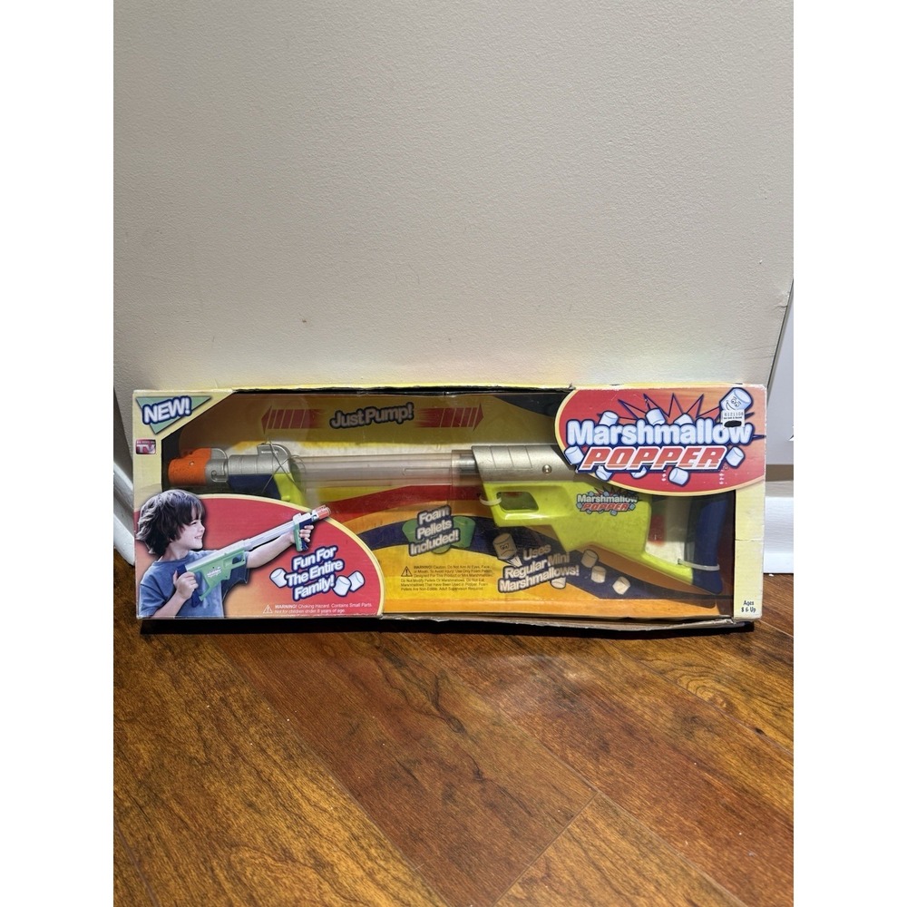 Marshmallow Popper Shooter By Idea Village New In Box